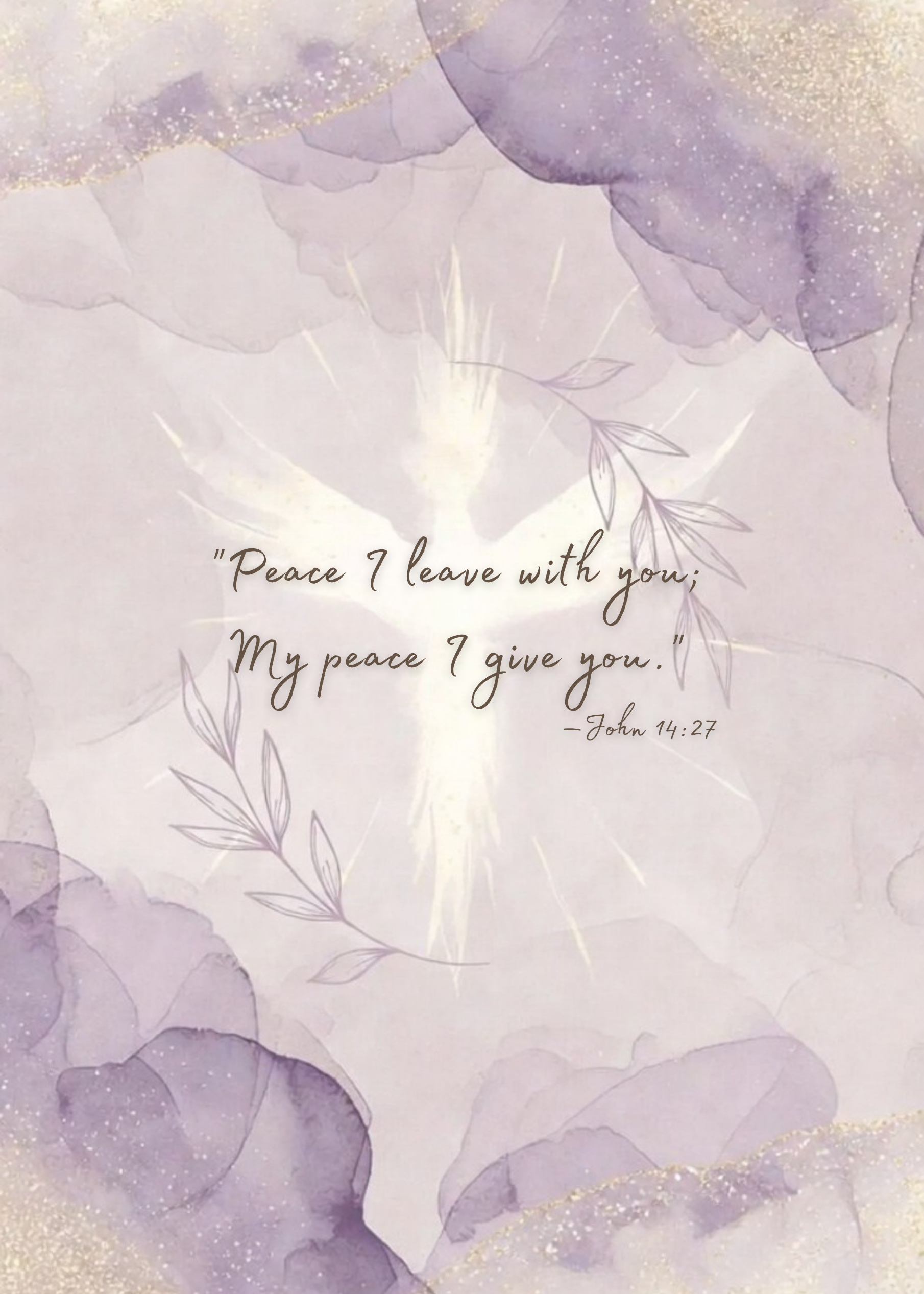Dove of Peace devotional spiral notebook cover