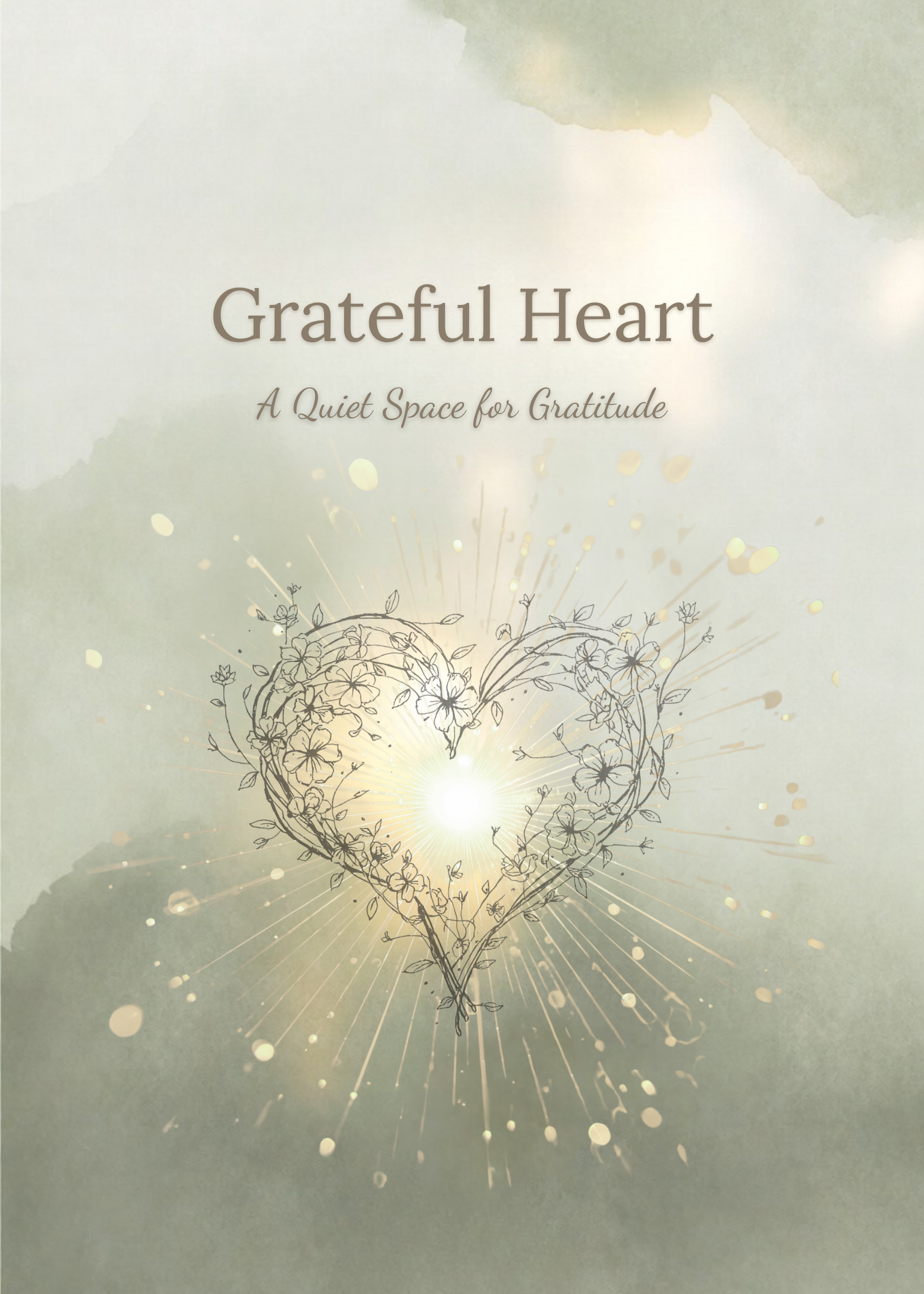 Grateful Heart gratitude spiral notebook cover