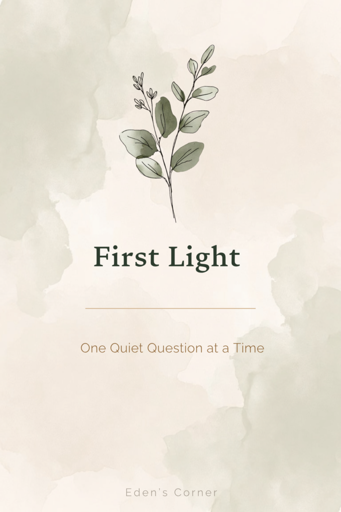 First Light Reflection Cards
