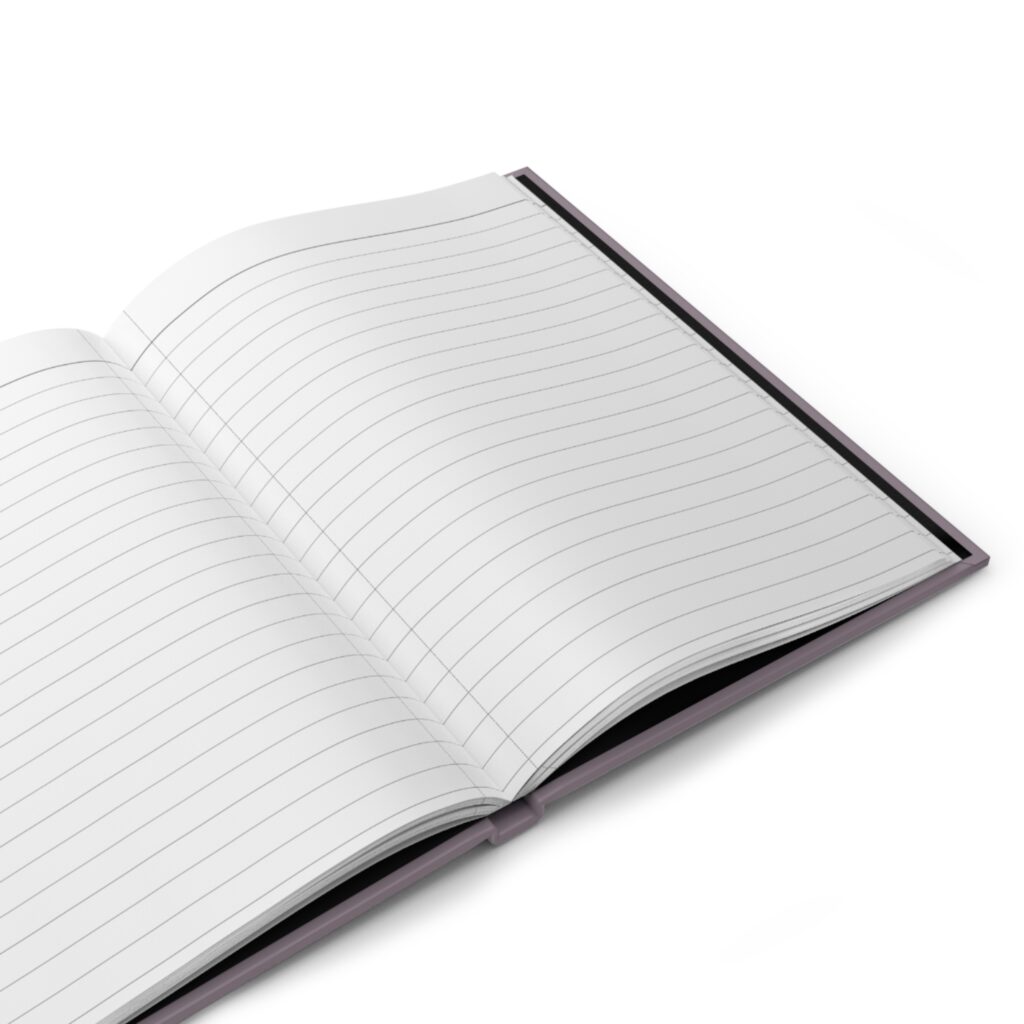 Inside pages of the Moonlit Pause Meditation Journal
