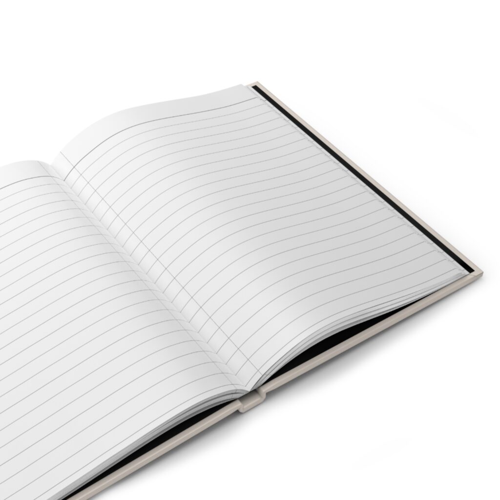 Inside pages of the Today Is Enough Journal