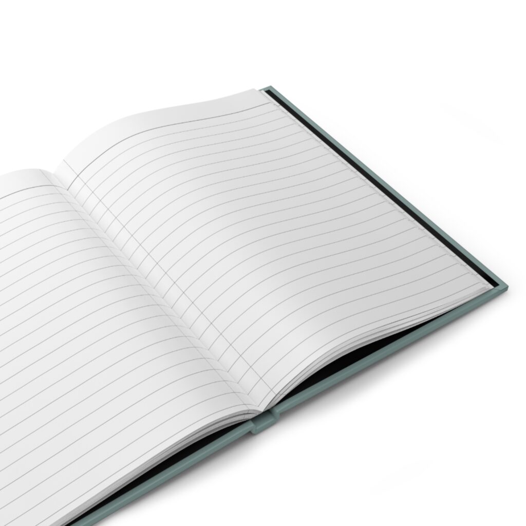 Inside pages of the Morning Stillness Yoga Journal